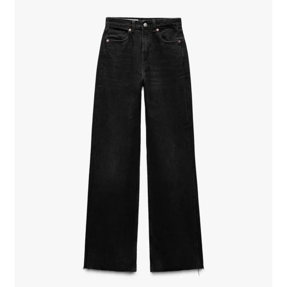 Zara High waisted wide leg